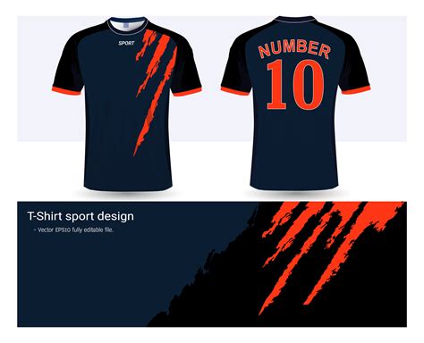 soccer shirt design template.